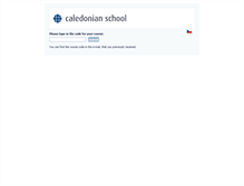 Tablet Screenshot of feedback.caledonianschool.com